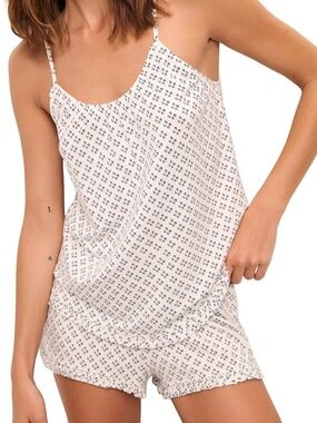 Gisele TENCEL™ Printed Modal Ruffle Cami & Shortie Short Set